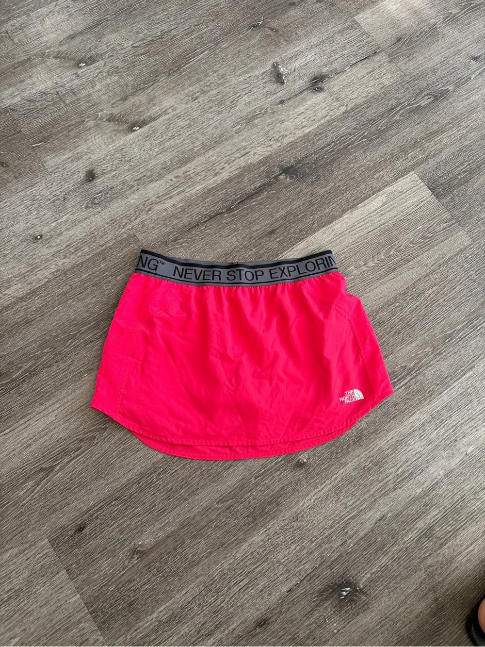 The North Face Neon Pink Athletic Skort with Branded Waistband